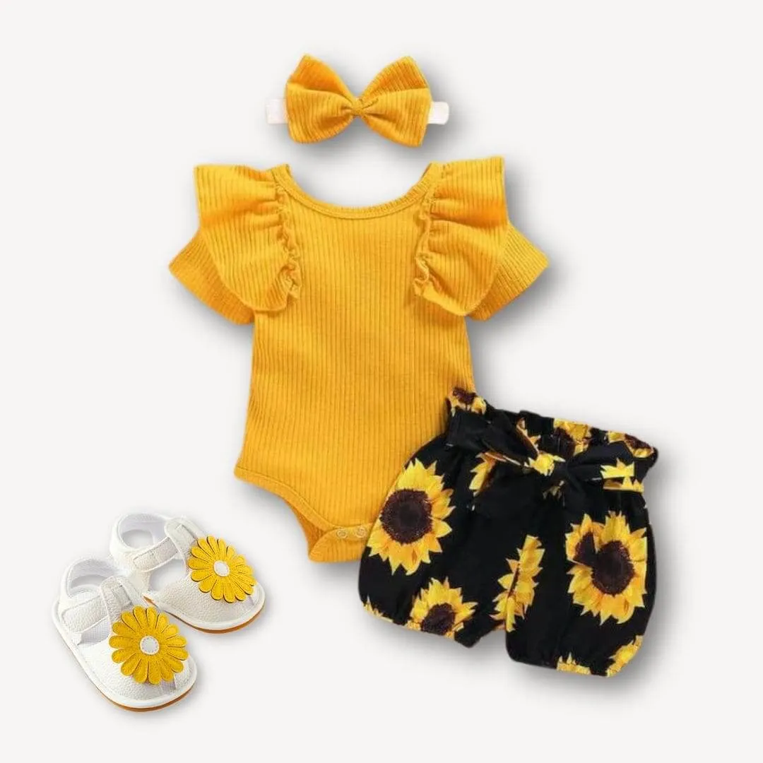 Ruffle Sunflower Set