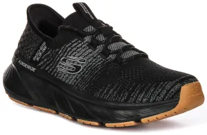 Skechers Edgeride Raygo Slip In Black Grey For Men