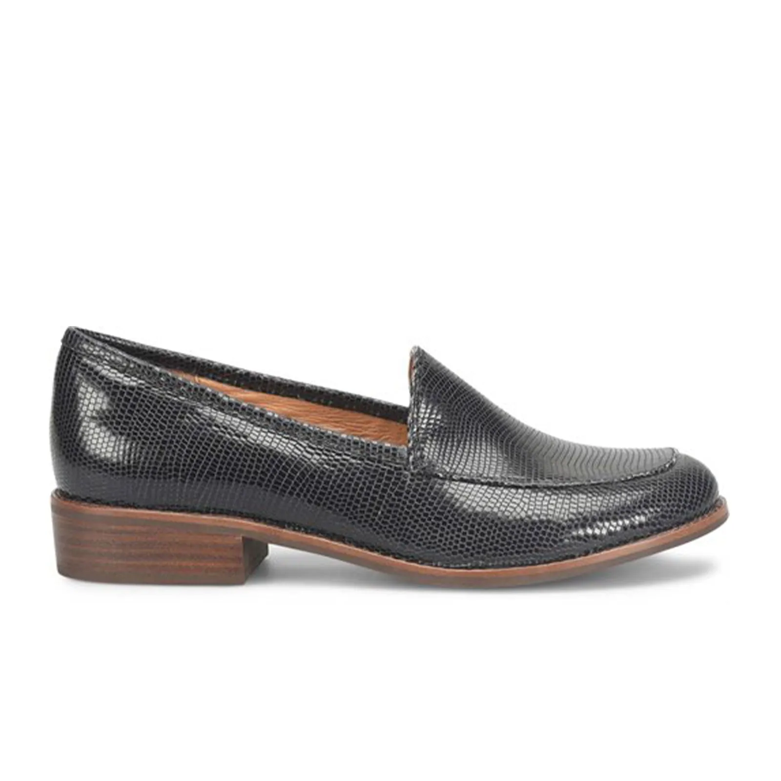 Sofft Napoli Slip On Loafer (Women) - Black Lizard