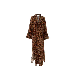 Talitha Silk Tunic Leopard