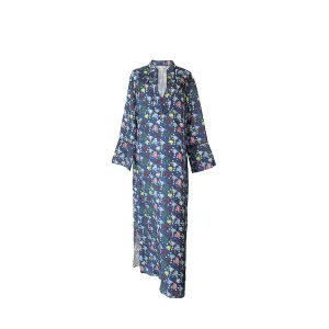 Talitha Silk Tunic Petrol Floral