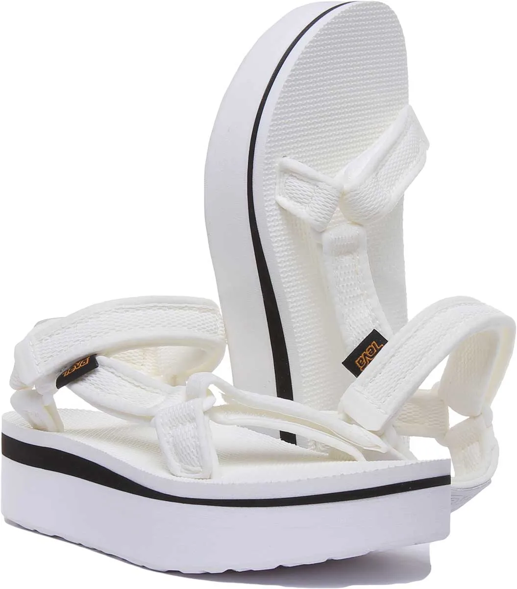 Teva Platform Uni In White