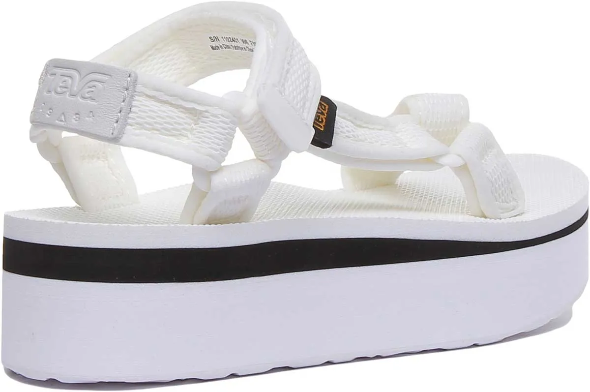 Teva Platform Uni In White