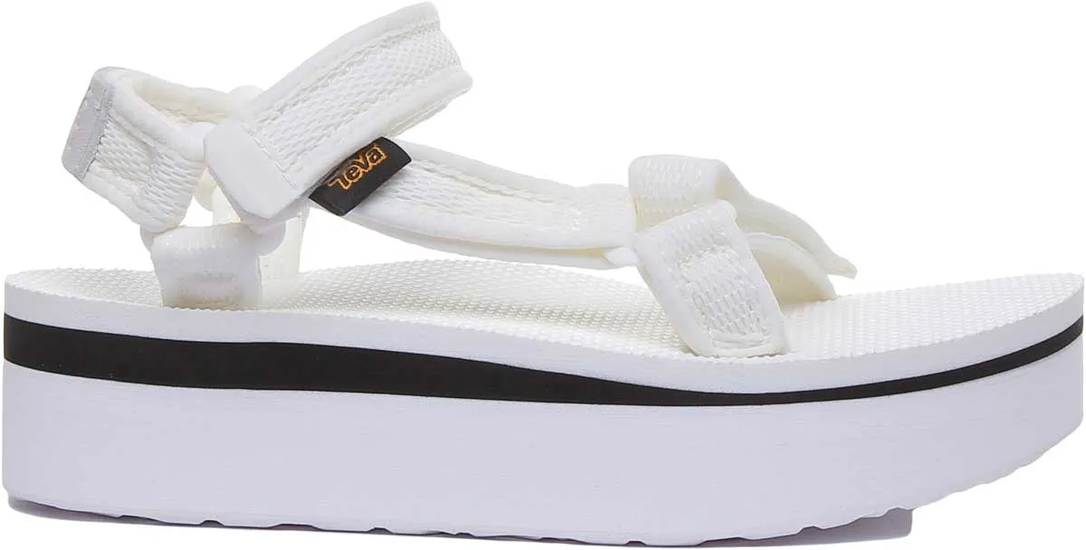 Teva Platform Uni In White