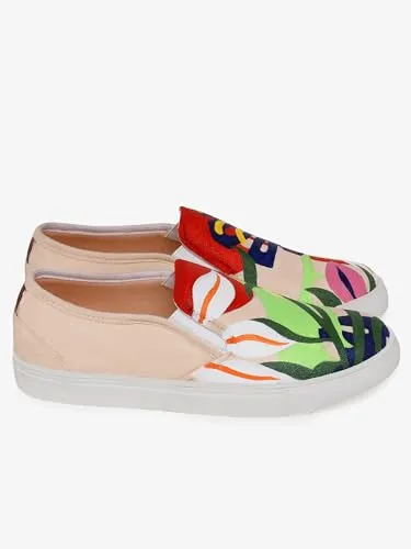 THE QUIRKY NAARI Abstract Slipons with Eye-Catching Design | Multicolor | 7 UK