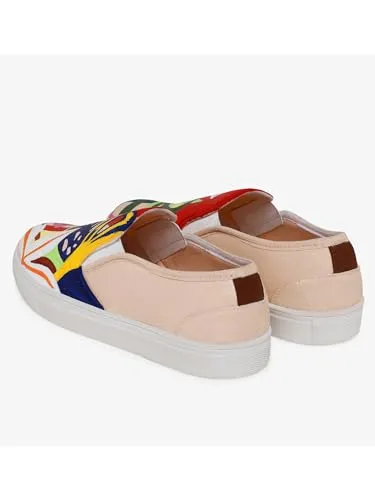 THE QUIRKY NAARI Abstract Slipons with Eye-Catching Design | Multicolor | 7 UK