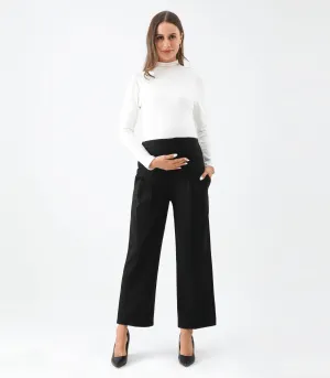 The Wide Leg Maternity Ankle Pant