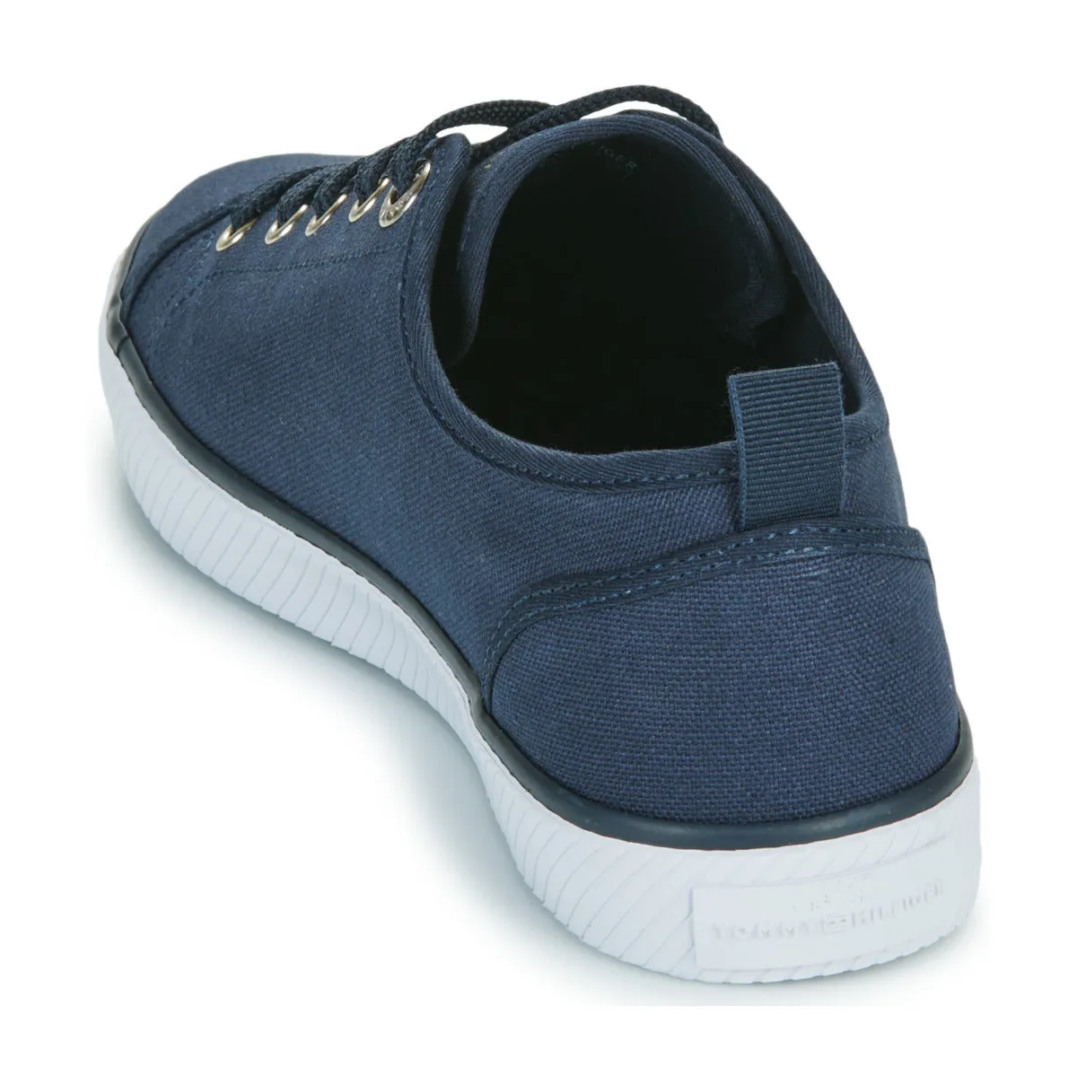 Tommy Hilfiger Womens Vulc Canvas Sneaker Space Blue