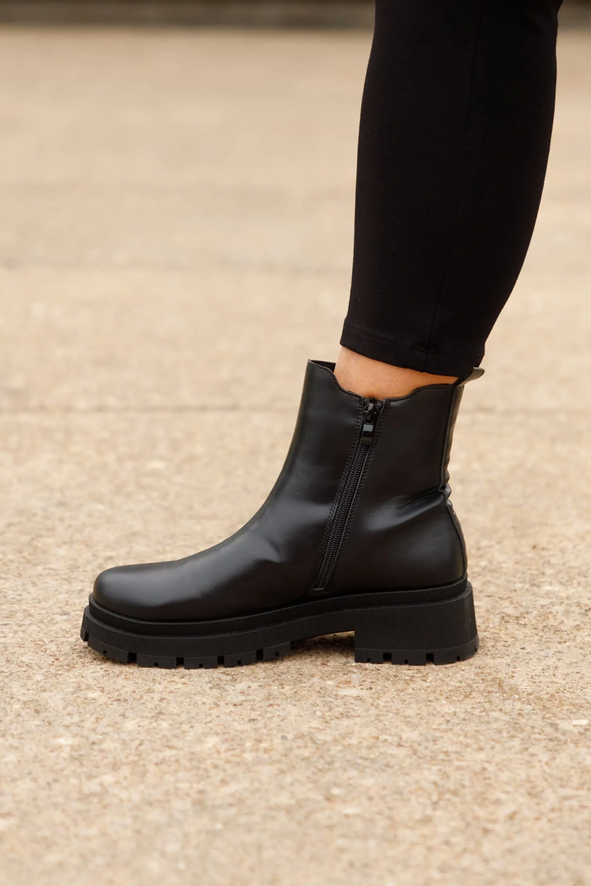 Tough And Fierce Booties, Black