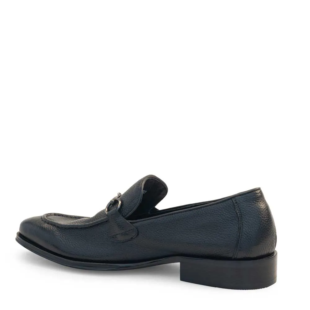 Tumbled Calf Apron Toe Loafer