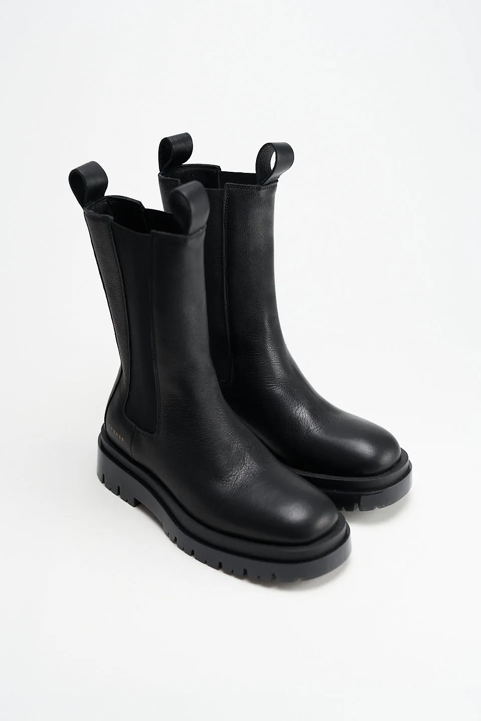 Vitello Black Matt Chelsea Boots