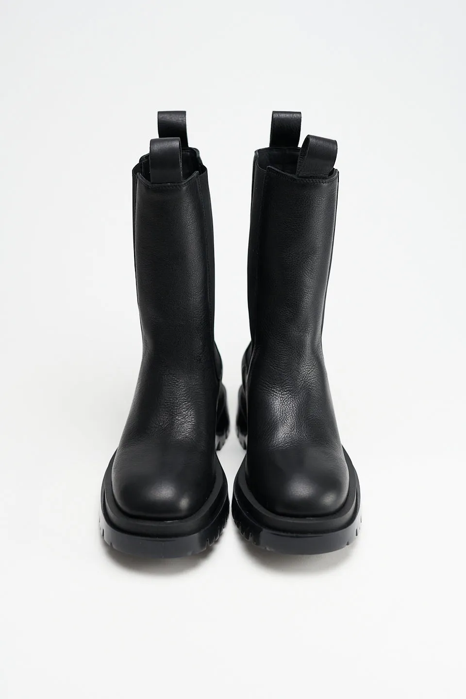 Vitello Black Matt Chelsea Boots