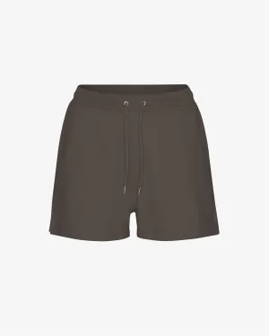 Women Organic Sweatshorts - Coffee Brown